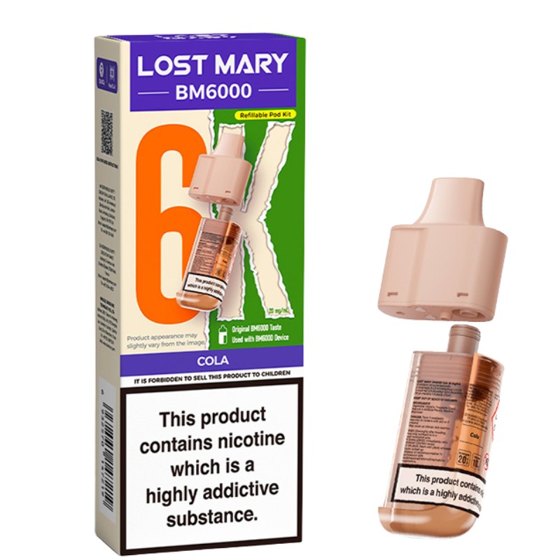 Lost Mary 6K Pod Refill Cola