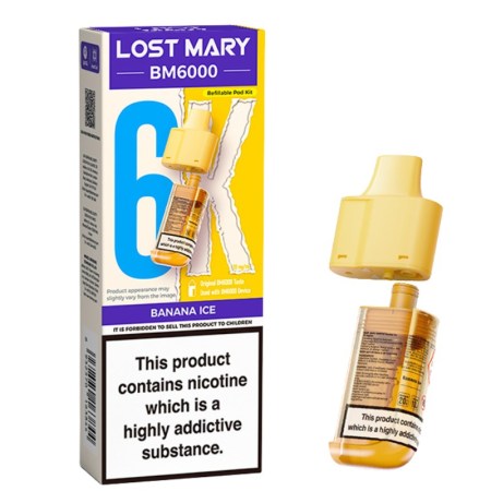 Lost Mary 6K Pod Refill Banana Ice