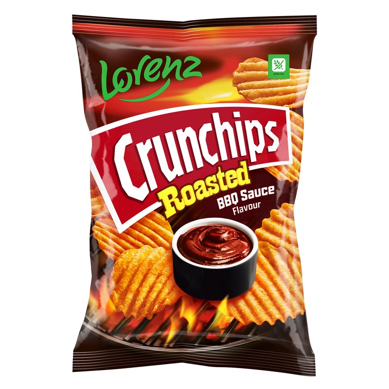 Lorenz Crunchips Roasted BBQ Sauce 120g