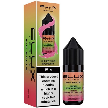 Elux Legend Nic Salts 20mg Cherry Sour Raspberry 10ml