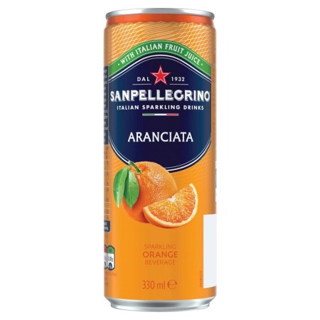 San Pellegrino Sparkling Orange Can 330ml