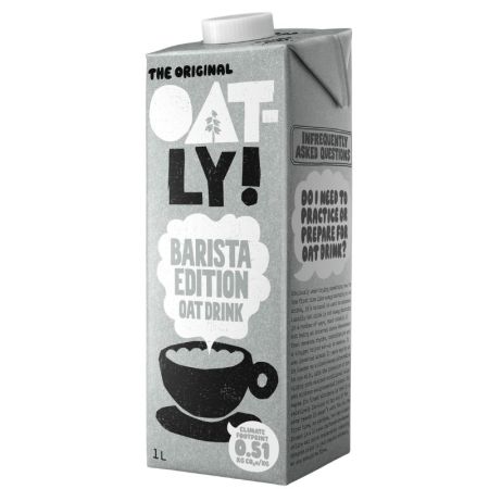 Oatly Barista Oat Drink Carton 1L