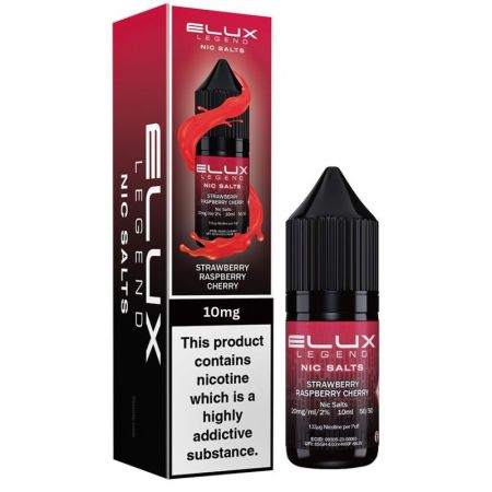 Elux Legend Nic Salts 10mg Strawberry Raspberry Cherry 10ml