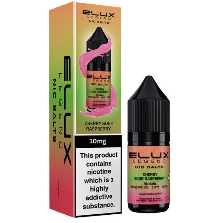 Elux Legend Nic Salts 10mg Cherry Sour Raspberry 10ml