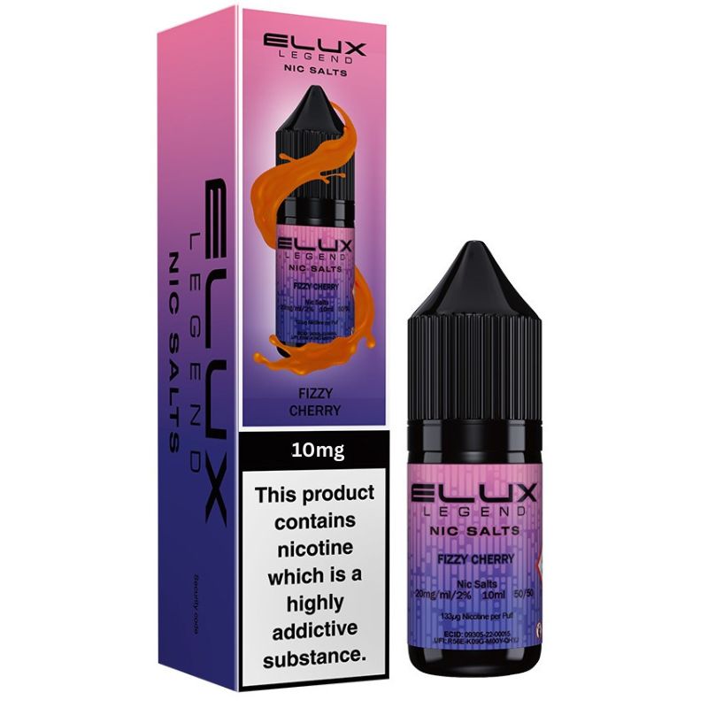 Elux Legend Nic Salts 10mg Fizzy Cherry 10ml