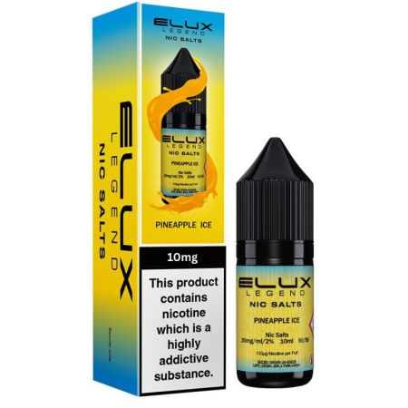 Elux Legend Nic Salts 10mg Pineapple Ice 10ml