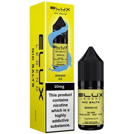 Elux Legend Nic Salts 20mg Banana Ice 10ml