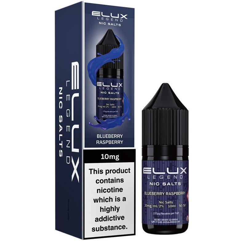 Elux Legend Nic Salts 20mg Blueberry Raspberry 10ml