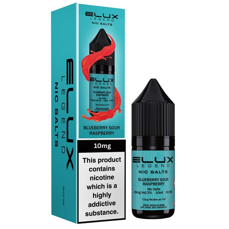 Elux Legend Nic Salts 20mg Blueberry Sour Raspberry 10ml