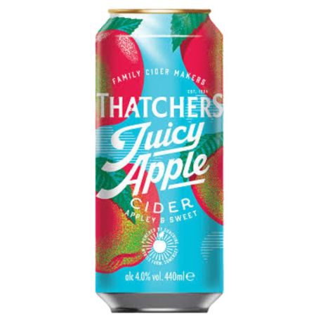 Thatchers Juicy Apple Cider Can 440ml