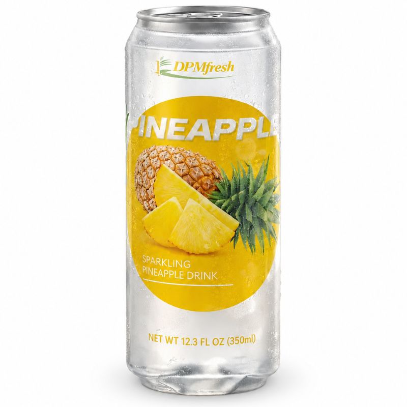 DPM Fresh Sparkling Pineapple Can 350ml