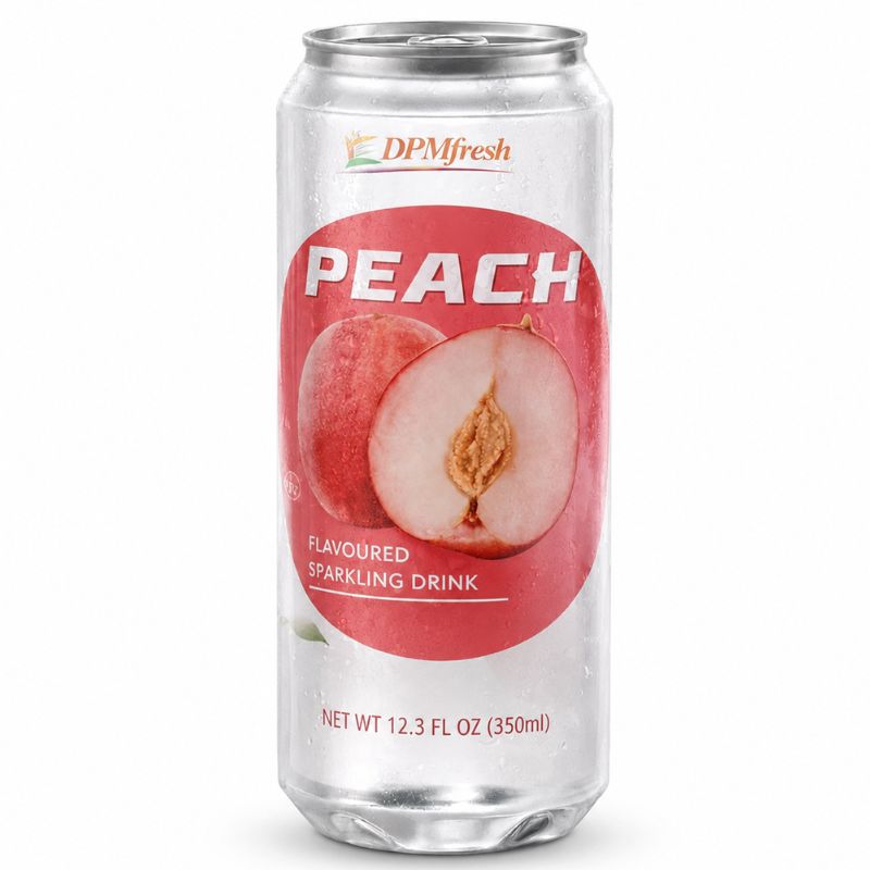 DPM Fresh Sparkling Peach Can 350ml
