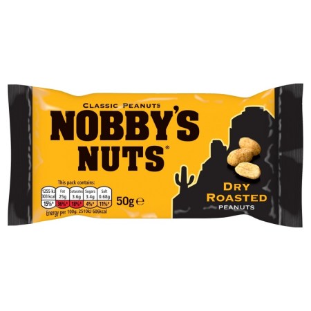 Nobbys Nuts Dry Roasted 50g